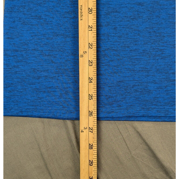 Michigan Wolverines T-Shirt Large Women's Nike Dri-Fit V-Neck Blue 100% Poly - Picture 4 of 7